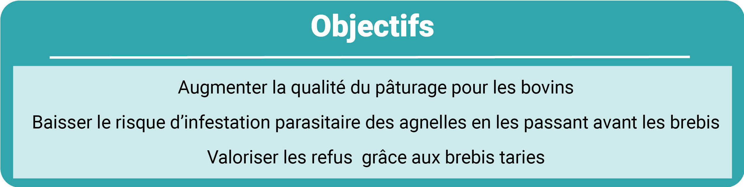 Objectifs de l'étude Salamix